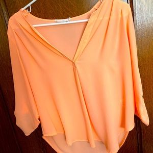 Bright Coral Blouse
